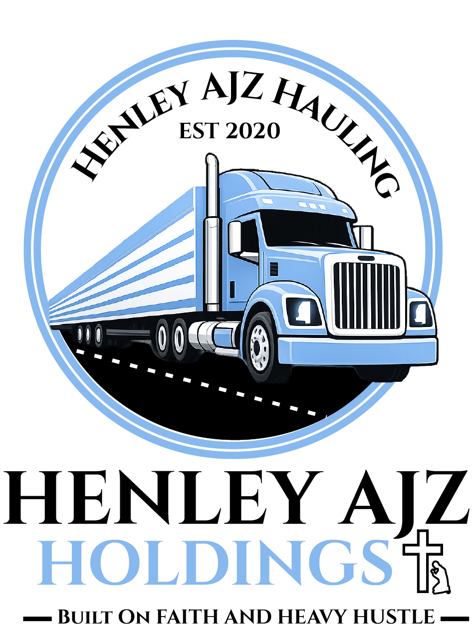 Henley AJZ Hauling transportation logo